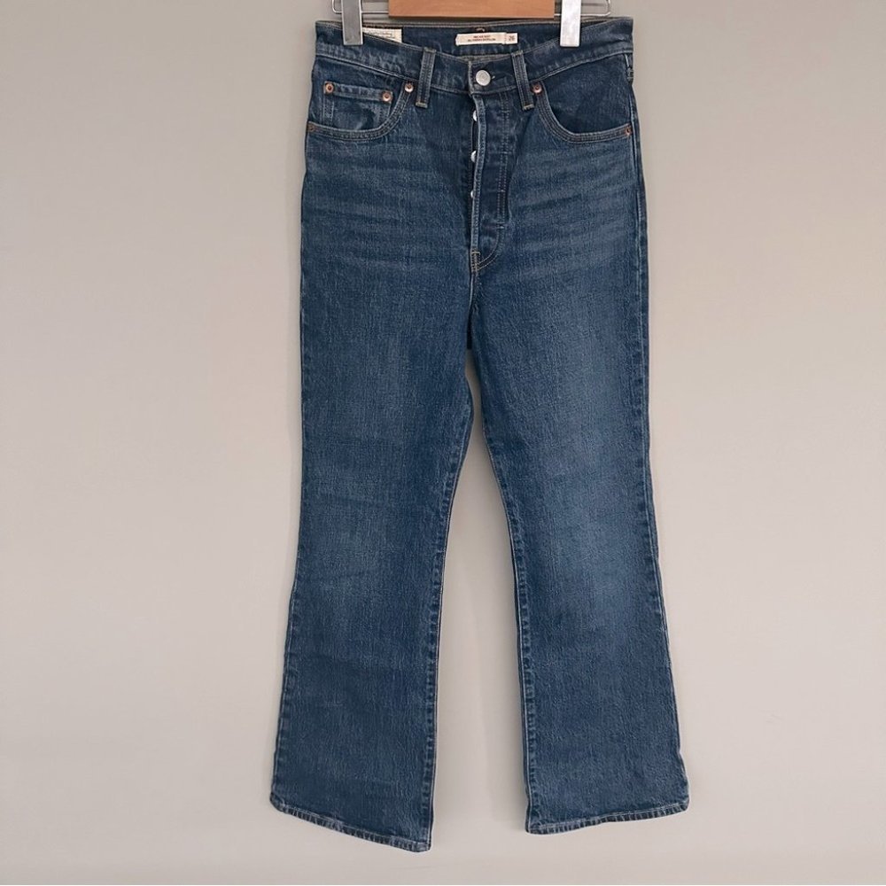 Levi’s Premium Denim Ribcage Bootcut Jeans Size 26
